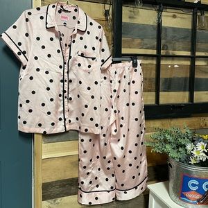 Kate Spade pink polka dot pjs